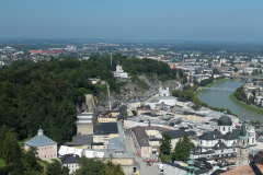 Blick von der Festung auf Salzburg